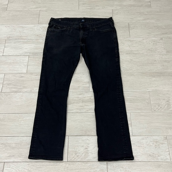 True Religion Other - True Religion Ricky Relaxed Straight Black Thick Stitch Jeans
Men’s Size 40